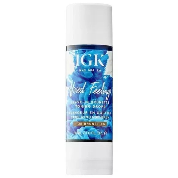 IGK First Class Shampoo & Conditioner 2oz and Leave-in Brunette Toning Drops 1oz - Picture 4 of 6